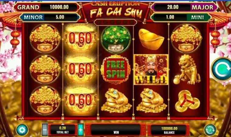 Giao diện chơi Nổ Hũ Thần Tài tại V9Bet
